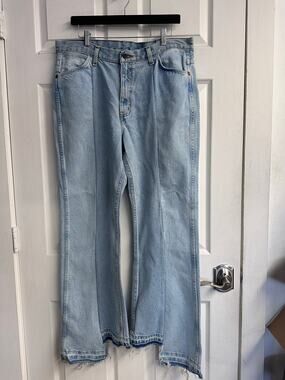 Rentrayage x Vintage Wrangler Reworked Wide Leg Flare Jeans